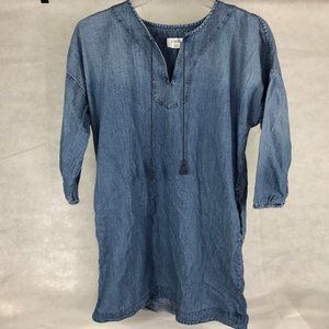 NWT Ann Taylor LOFT Lounge Dress Size Large Tie Ne